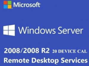 WINDOWS SERVER 2008 / 2008 R2 REMOTE DESKTOP SERVICES – 20 DEVICE CAL