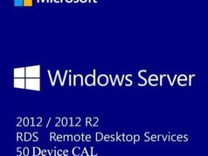 WINDOWS SERVER 2012 / 2012 R2 REMOTE DESKTOP SERVICES – 50 DEVICE CAL